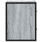 vidaXL Wall-mounted Bedside Cabinet Grey Sonoma 40x31x39.5 cm