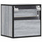 vidaXL Wall-mounted Bedside Cabinet Grey Sonoma 40x31x39.5 cm