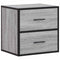 vidaXL Wall-mounted Bedside Cabinets 2 pcs Grey Sonoma 40x31x39.5 cm