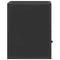 vidaXL Wall-mounted Bedside Cabinet Black 40x31x39.5 cm