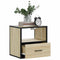 vidaXL Wall-mounted Bedside Cabinet Sonoma Oak 40x31x39.5 cm