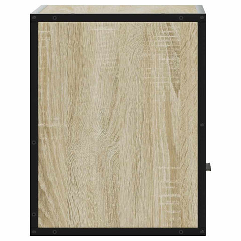 vidaXL Wall-mounted Bedside Cabinet Sonoma Oak 40x31x39.5 cm