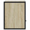 vidaXL Wall-mounted Bedside Cabinet Sonoma Oak 40x31x39.5 cm