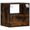 vidaXL Wall-mounted Bedside Cabinet Smoked Oak 40x31x39.5 cm