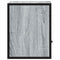 vidaXL Wall-mounted Bedside Cabinet Grey Sonoma 40x31x39.5 cm