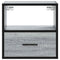vidaXL Wall-mounted Bedside Cabinets 2 pcs Grey Sonoma 40x31x39.5 cm