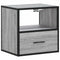 vidaXL Wall-mounted Bedside Cabinets 2 pcs Grey Sonoma 40x31x39.5 cm