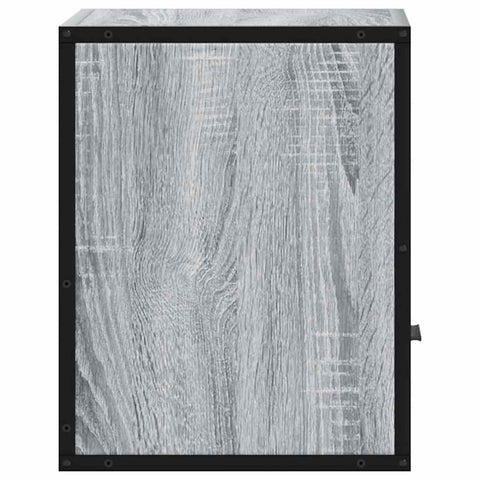 vidaXL Wall-mounted Bedside Cabinets 2 pcs Grey Sonoma 40x31x39.5 cm