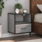vidaXL Wall-mounted Bedside Cabinets 2 pcs Grey Sonoma 40x31x39.5 cm
