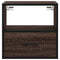 vidaXL Wall-mounted Bedside Cabinet Brown Oak 40x31x39.5 cm