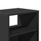 vidaXL Wall-mounted Bedside Cabinet Black 40x31x39.5 cm
