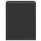 vidaXL Wall-mounted Bedside Cabinets 2 pcs Black 40x31x39.5 cm