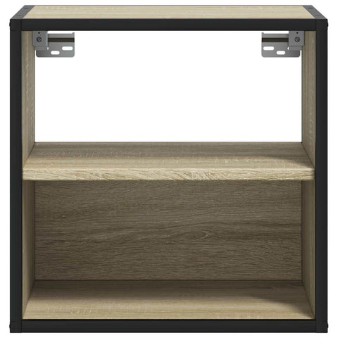 vidaXL Wall-mounted Bedside Cabinet Sonoma Oak 40x31x39.5 cm