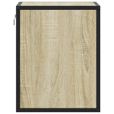 vidaXL Wall-mounted Bedside Cabinet Sonoma Oak 40x31x39.5 cm