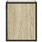 vidaXL Wall-mounted Bedside Cabinet Sonoma Oak 40x31x39.5 cm