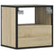 vidaXL Wall-mounted Bedside Cabinet Sonoma Oak 40x31x39.5 cm
