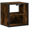 vidaXL Wall-mounted Bedside Cabinet Smoked Oak 40x31x39.5 cm