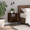 vidaXL Wall-mounted Bedside Cabinet Smoked Oak 40x31x39.5 cm