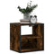 vidaXL Wall-mounted Bedside Cabinet Smoked Oak 40x31x39.5 cm