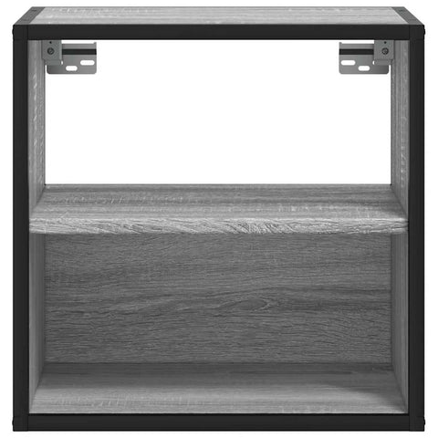 vidaXL Wall-mounted Bedside Cabinets 2 pcs Grey Sonoma 40x31x39.5 cm
