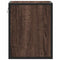 vidaXL Wall-mounted Bedside Cabinet Brown Oak 40x31x39.5 cm