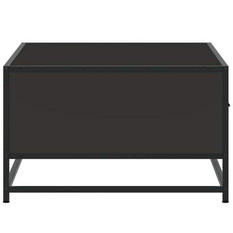 vidaXL Coffee Table Black 90x57x35 cm Engineered Wood and Metal