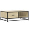 vidaXL Coffee Table Sonoma Oak 90x57x35 cm Engineered Wood and Metal