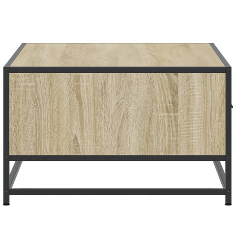 vidaXL Coffee Table Sonoma Oak 90x57x35 cm Engineered Wood and Metal