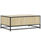 vidaXL Coffee Table Sonoma Oak 90x57x35 cm Engineered Wood and Metal