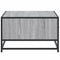vidaXL Coffee Table Grey Sonoma 90x57x35 cm Engineered Wood and Metal