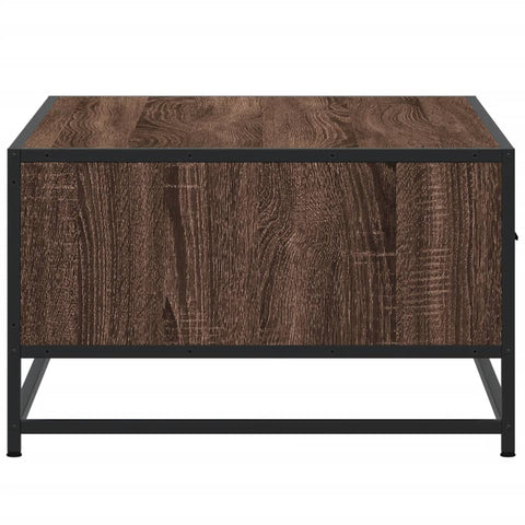 vidaXL Coffee Table Brown Oak 90x57x35 cm Engineered Wood and Metal