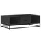 vidaXL Coffee Table Black 100x57x35 cm Engineered Wood and Metal
