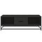 vidaXL Coffee Table Black 100x57x35 cm Engineered Wood and Metal