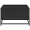 vidaXL Coffee Table Black 100x57x35 cm Engineered Wood and Metal