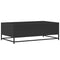 vidaXL Coffee Table Black 100x57x35 cm Engineered Wood and Metal