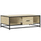 vidaXL Coffee Table Sonoma Oak 100x57x35 cm Engineered Wood and Metal