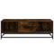 vidaXL Coffee Table Smoked Oak 100x57x35 cm Engineered Wood and Metal