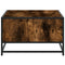 vidaXL Coffee Table Smoked Oak 100x57x35 cm Engineered Wood and Metal