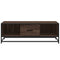 vidaXL Coffee Table Brown Oak 100x57x35 cm Engineered Wood and Metal