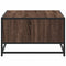 vidaXL Coffee Table Brown Oak 100x57x35 cm Engineered Wood and Metal