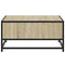 vidaXL Coffee Table Sonoma Oak 60.5x60.5x30 cm Engineered Wood and Metal