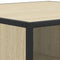 vidaXL Coffee Table Sonoma Oak 60.5x60.5x30 cm Engineered Wood and Metal
