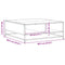 vidaXL Coffee Table Sonoma Oak 60.5x60.5x30 cm Engineered Wood and Metal