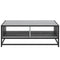 vidaXL Coffee Table Grey Sonoma 80x80x30 cm Engineered Wood and Metal