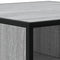 vidaXL Coffee Table Grey Sonoma 100x100x30 cm Engineered Wood and Metal