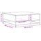 vidaXL Coffee Table Grey Sonoma 100x100x30 cm Engineered Wood and Metal