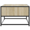 vidaXL Coffee Table Sonoma Oak 100x50x35 cm Engineered Wood and Metal