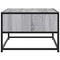 vidaXL Coffee Table Grey Sonoma 100x50x35 cm Engineered Wood and Metal