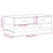 vidaXL Coffee Table Brown Oak 100x50x35 cm Engineered Wood and Metal