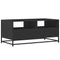 vidaXL Coffee Table Black 100x50x45 cm Engineered Wood and Metal
